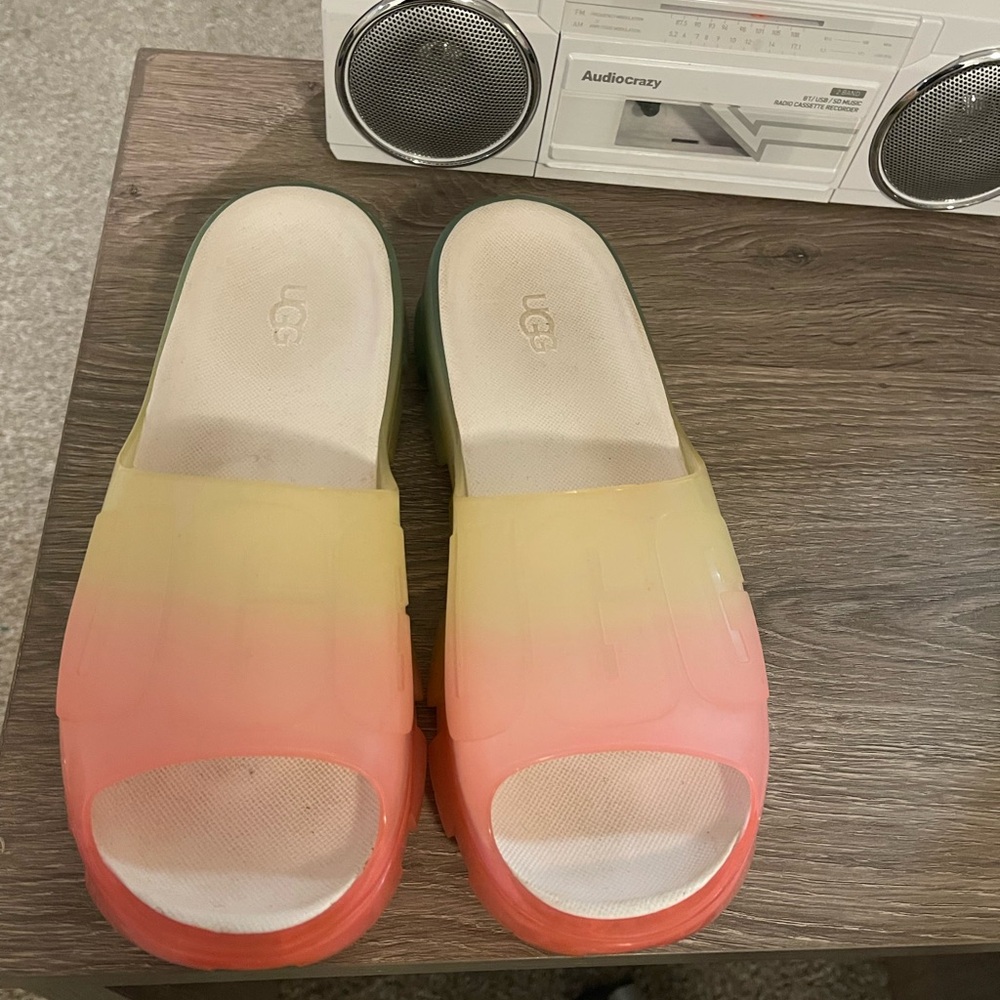 UGG Multicolor Gradient Slide Sandals - image 1